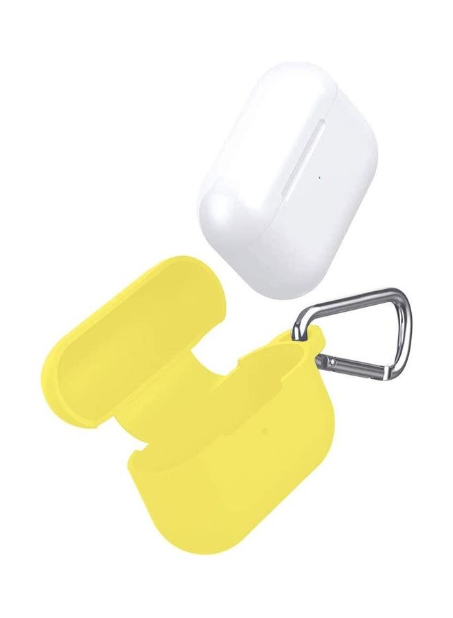 أي سي إس غطاء حماية واق مُزود بمشبك لسماعات أبل آيربودز برو أصفر - Image 1