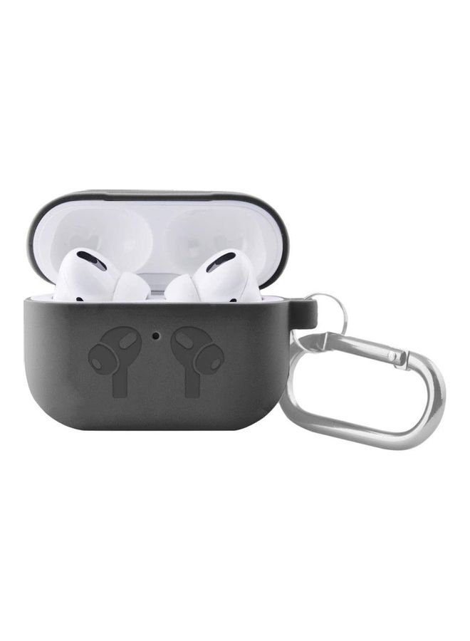 ICS Protective Case Cover with Clip for Apple AirPods Pro Grey