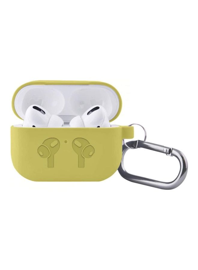 ICS Protective Case Cover with Clip for Apple AirPods Pro Yellow