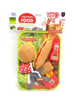 Generic 18-Piece Tableware Fast Food Pretend Play Set  - Image 2
