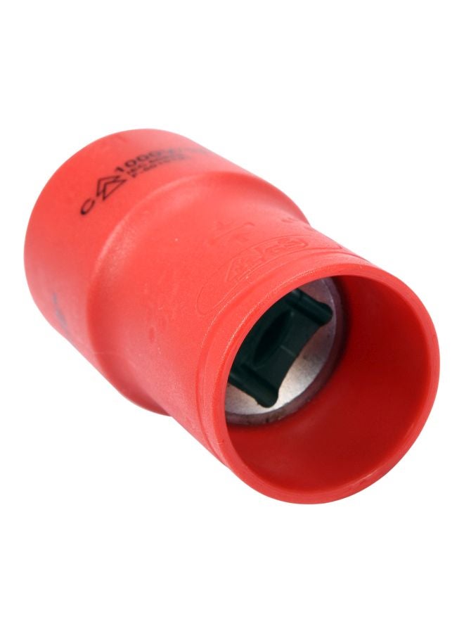 Yato Insulated Socket 1/2-Inch 24mm VDE-1000V YT-21044 Red/Black/Silver - Image 2