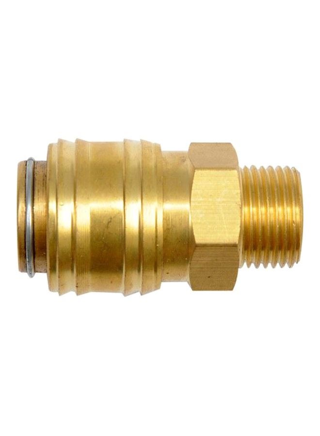 ياتو وصلة سريعة 3/8 بوصة (ذكر) × 1/4 بوصة (أنثى) الطول =44 مم، طراز YT-24095 ألوان متعددة - Image 1