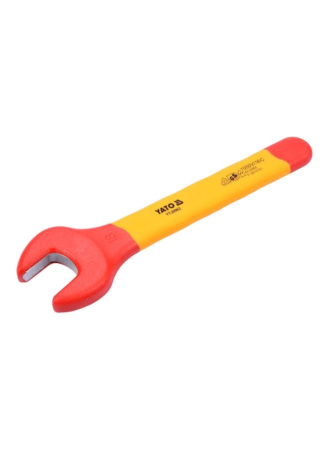 Yato Insulated Open End Wrench 18mm VDE-1000V YT-20962 Red/Yellow  - Image 2