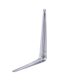 LAWAZIM Right Angle Shelf Bracket Silver 10x12x0.1cm  - Image 1