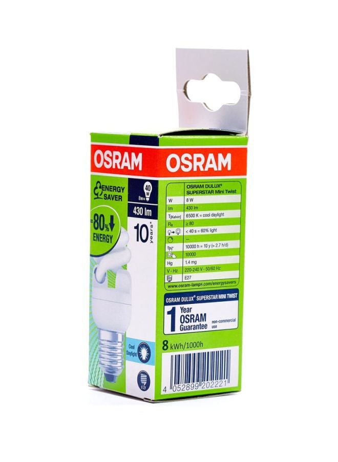 Osram - CFL Mini Twist Screw Bulb Cool Daylight - Image 1
