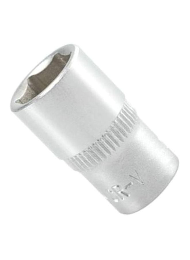 Yato Hexagonal Socket 7mm 1/4-InchDr CRV YT-1406 Silver - Image 2
