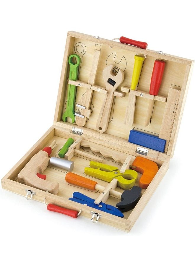 Viga 12-Piece Wooden Tool Box Set - Image 2