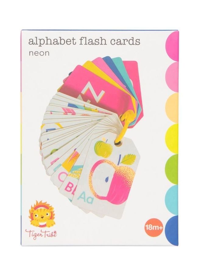 Neon Alphabet Flash Card Game - v1622795735/N47973008A_1