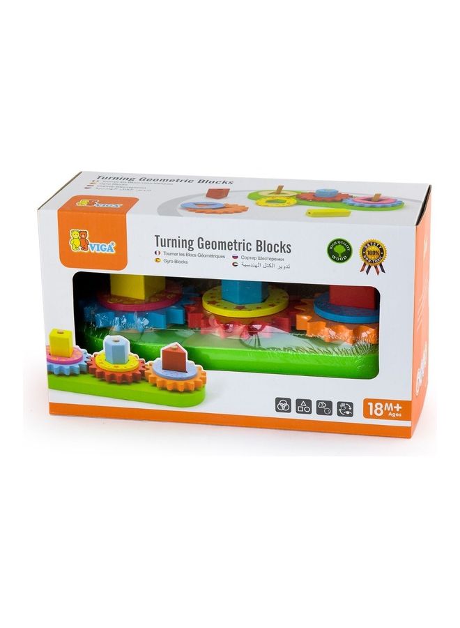Viga Wooden Turning Geometric Blocks  - Image 3