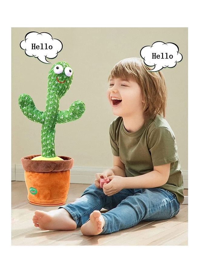 XiuWoo - Cute Electric Dancing Cactus Plant Stuffed Toy Magical Music And Light - Image 1
