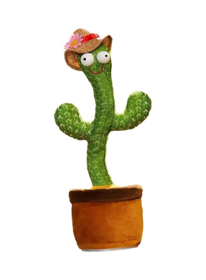 شو وو دمية طرية محشوة بشكل نبات صبار راقص مع موسيقى - Image 1