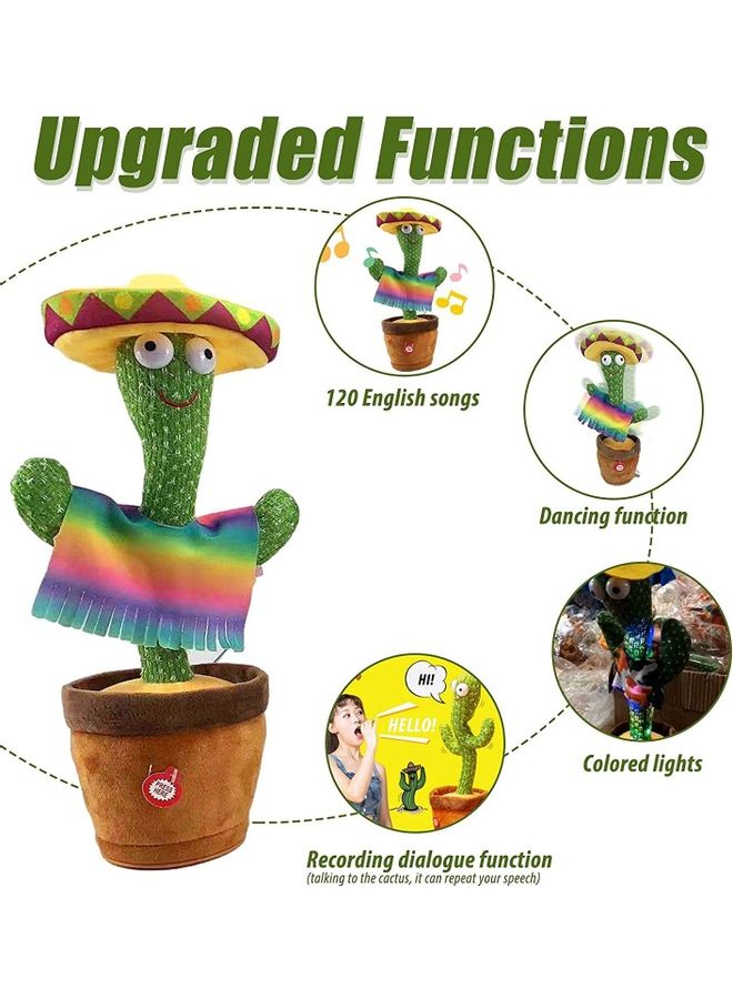 XiuWoo Electric Dancing Cactus Plant Stuffed Toy - Image 2