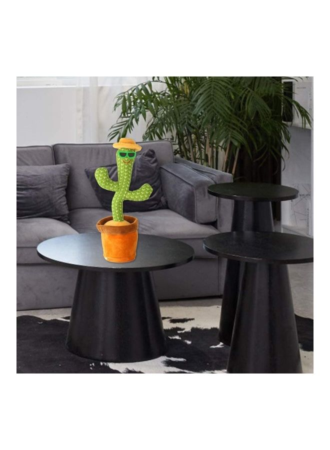 شو وو دمية طرية محشوة بشكل نبات صبار راقص مع موسيقى - Image 3