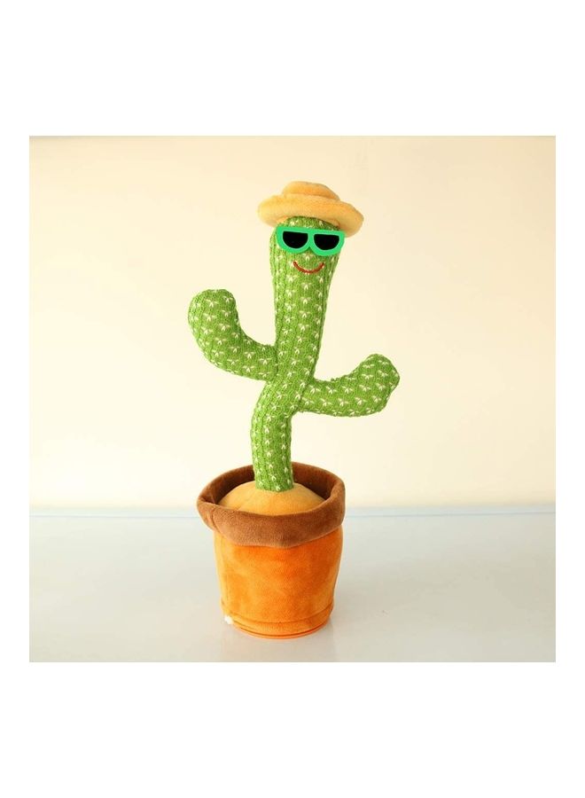 شو وو دمية طرية محشوة بشكل نبات صبار راقص مع موسيقى - Image 4