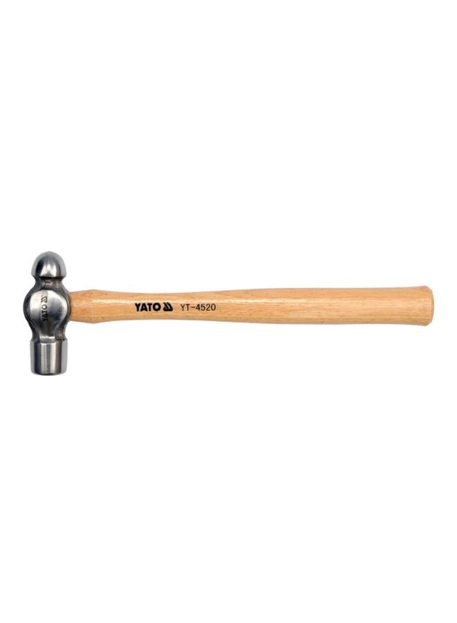Yato Wooden Handle Hammer Beige/Silver  - Image 2