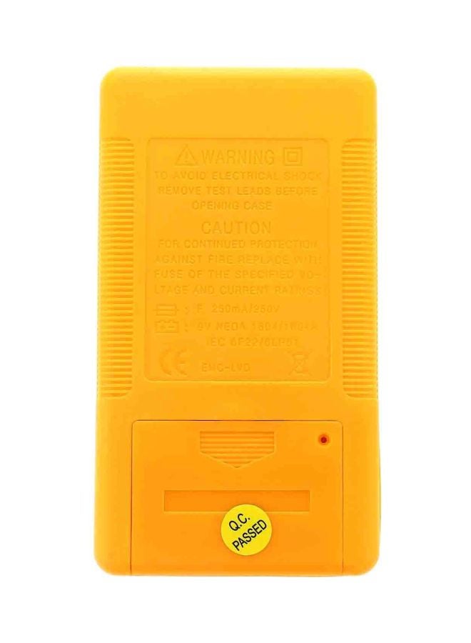LAWAZIM Digital Multimeter DT-830D Yellow/Red/Grey - Image 2