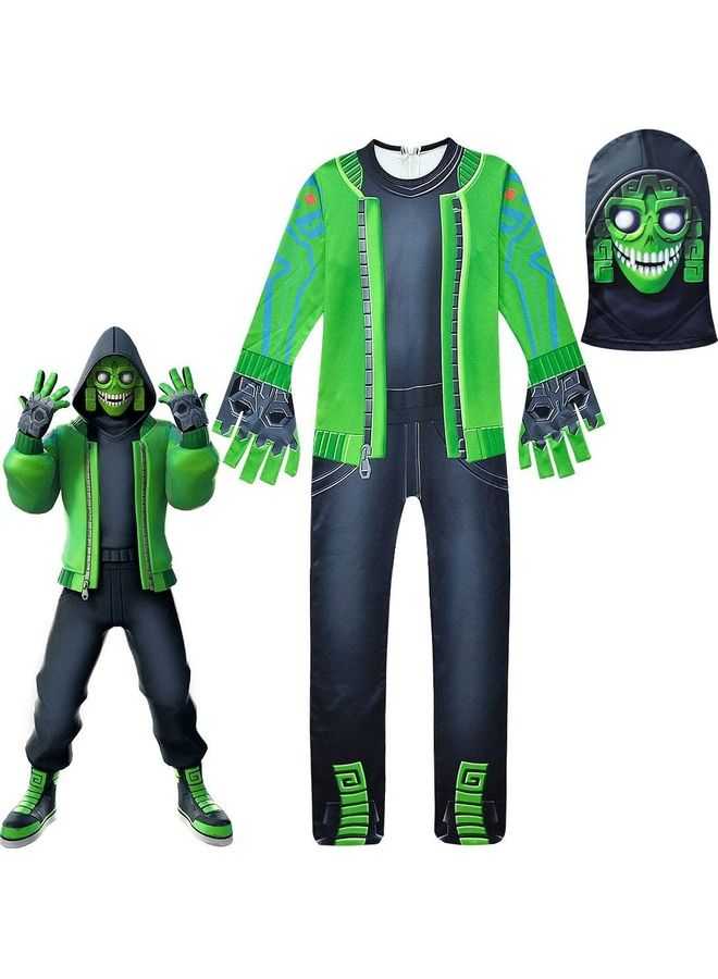Fortnite Jumpsuit Costume With Mask 120cm  - Image 1
