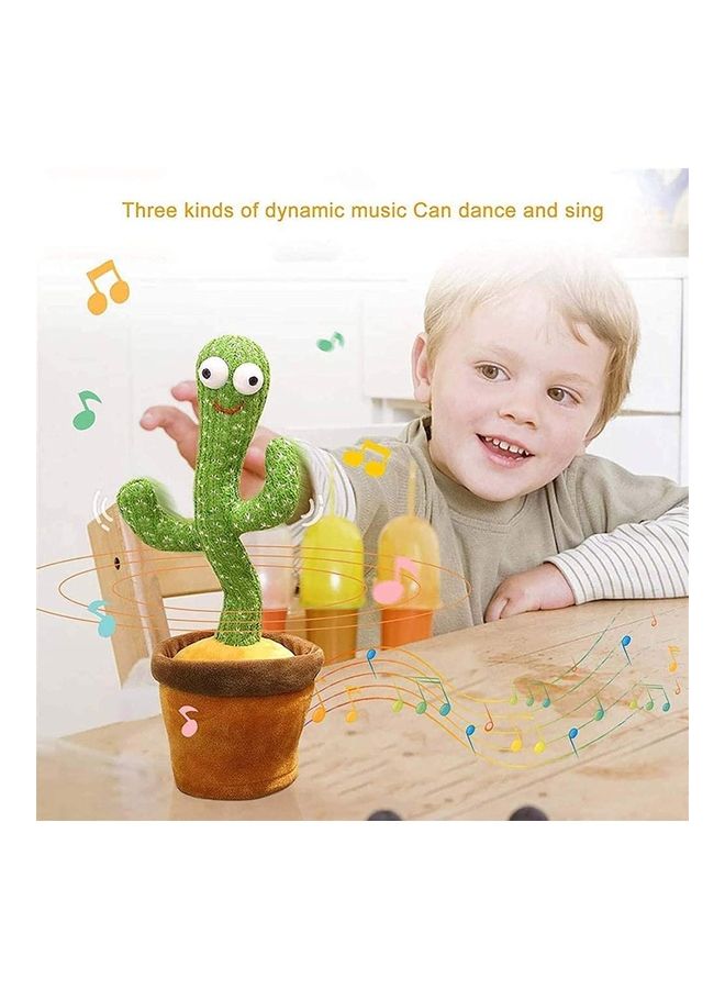 XiuWoo Electric Dancing Cactus Plant Stuffed Toy Beautiful And Cute Eyes With Music - Image 2