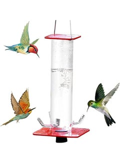 Large Capacity Hummingbird Hanging Water Dispencer Red/Clear