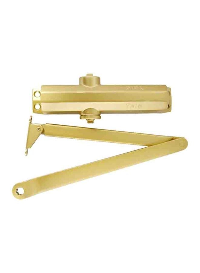 Yale 2-Piece Automatic Hydraulic Door Closer Gold  - Image 1