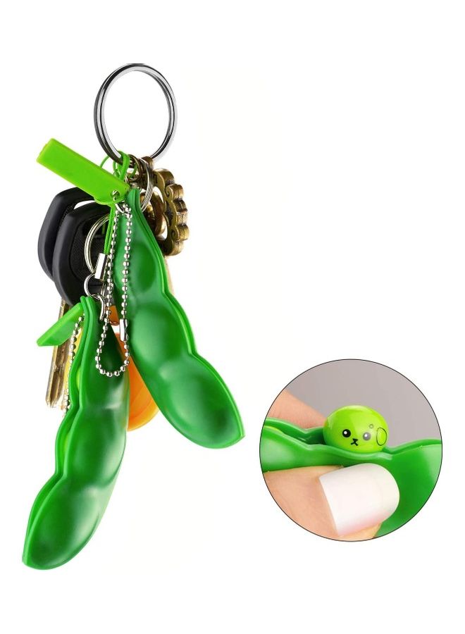 MissTiara - 5-Piece Pea Pod Keychain - Image 1