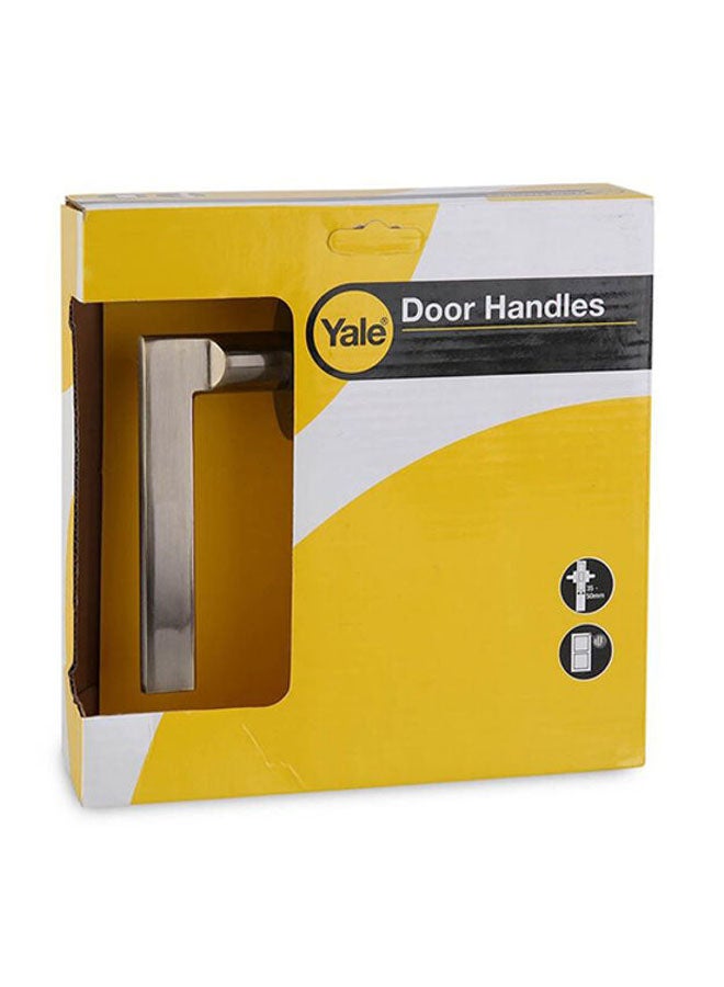 Yale Cortina Door Handle Silver  - Image 2
