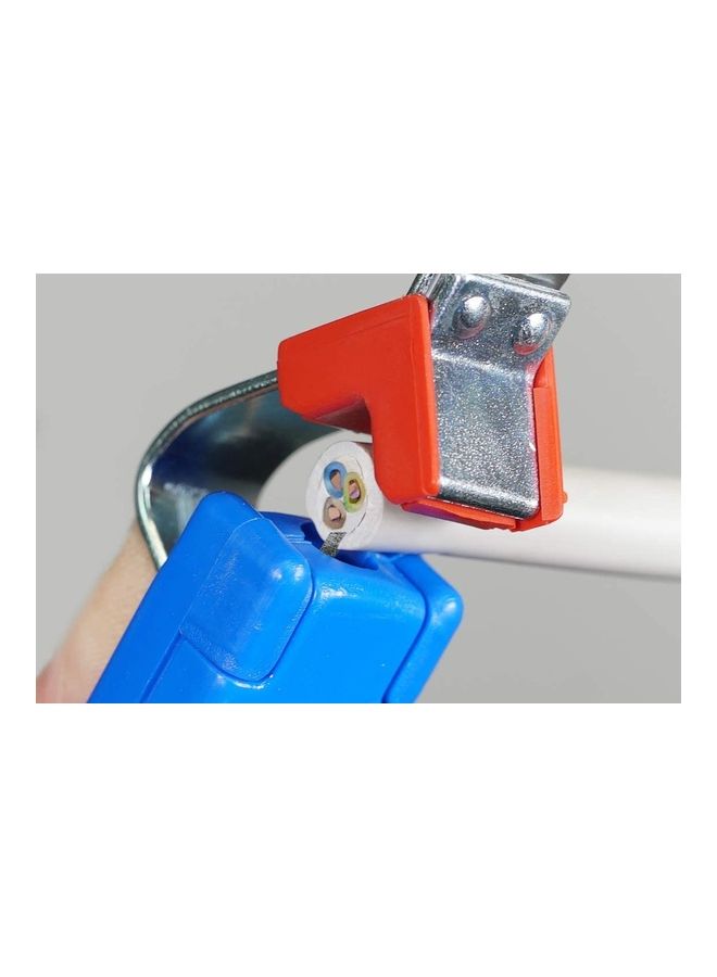 Cable Stripper No. 4 - 28 H Cable Stipping Tool With Hooked Blade Universal Wire Stripping Tool With Adjustable Cutting Depth Dismantling Of Round Cables Working Range Of 4-28 Mm Æ Tüv Blue|Red 100% Made In Germany Blue 24.7x3.6x6.8cm