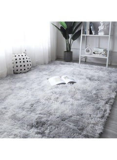 Decorative Plush Carpet Grey 40x60cm