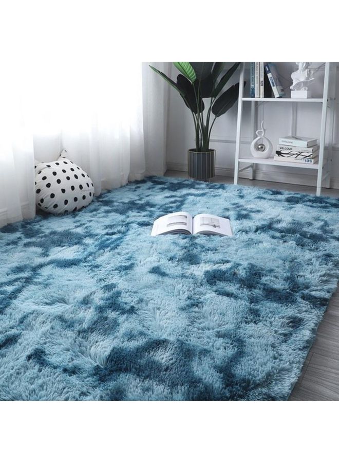 Soft Plush Carpet Blue 160x200cm