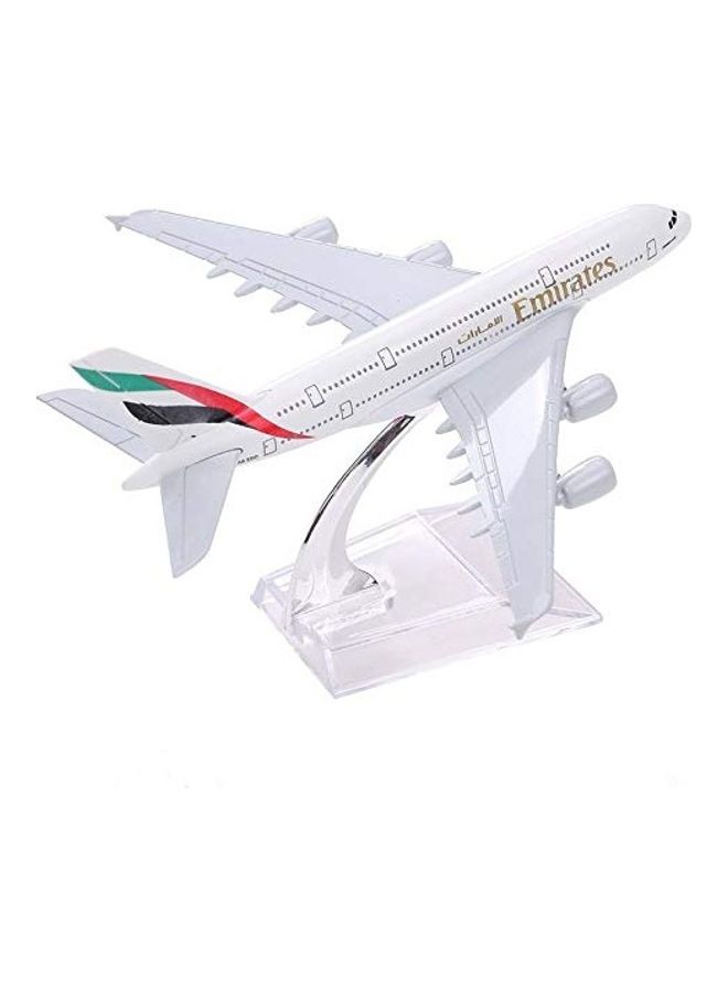 Toytle - Alloy Metal Model Diecast Aircraft White - Image 1