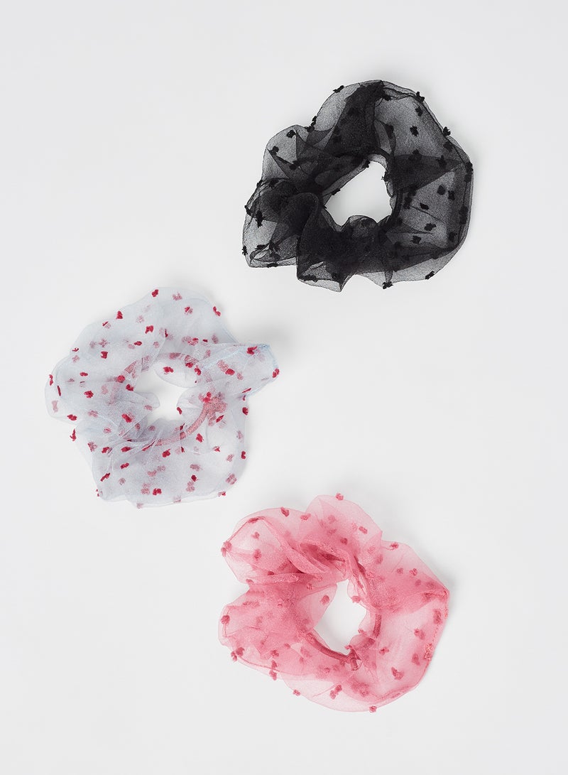 Reserved Kids Essential Scrunchie (Pack of 3) Multicolour - Image 2