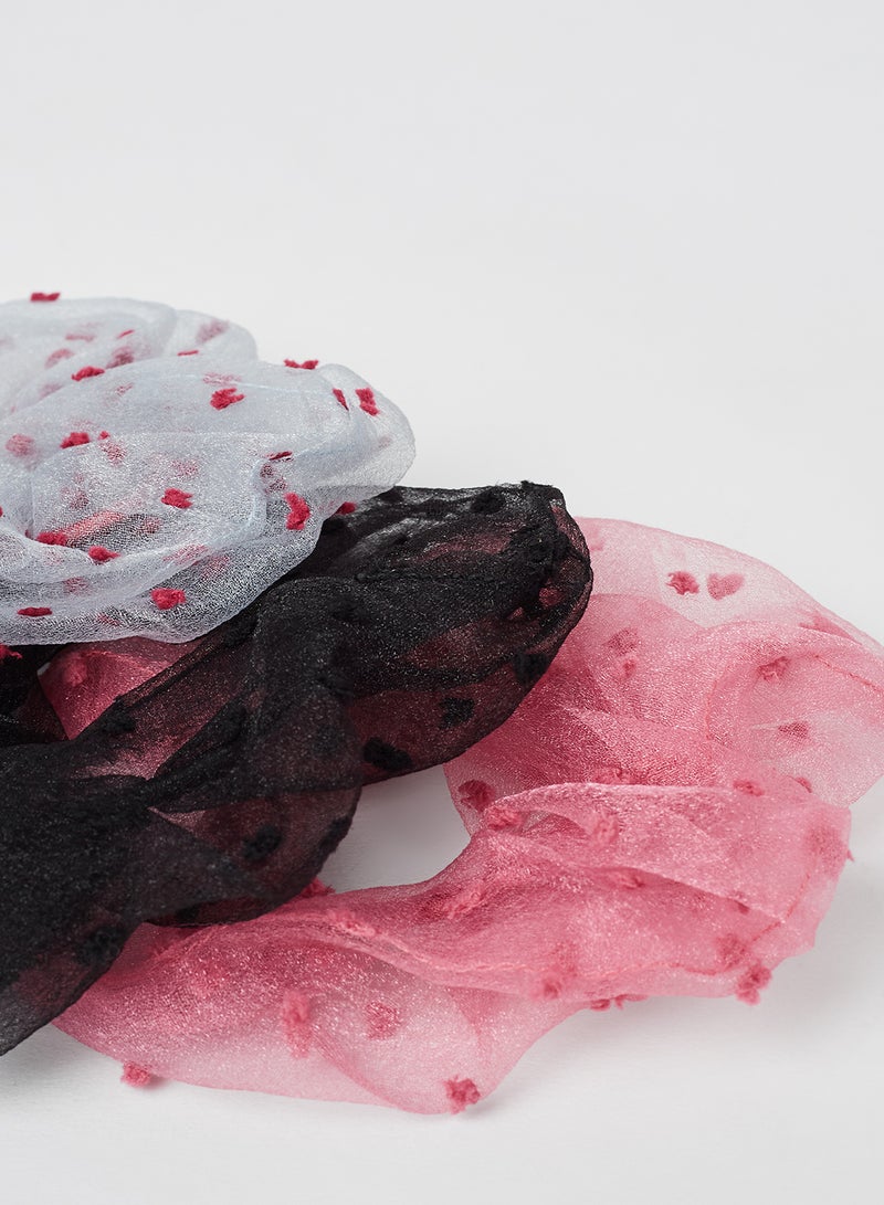 Reserved Kids Essential Scrunchie (Pack of 3) Multicolour - Image 3