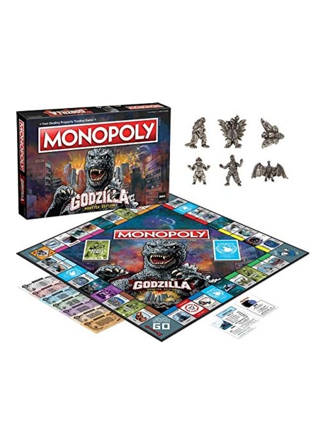 USAopoly Monopoly Godzilla Board Game  - Image 1
