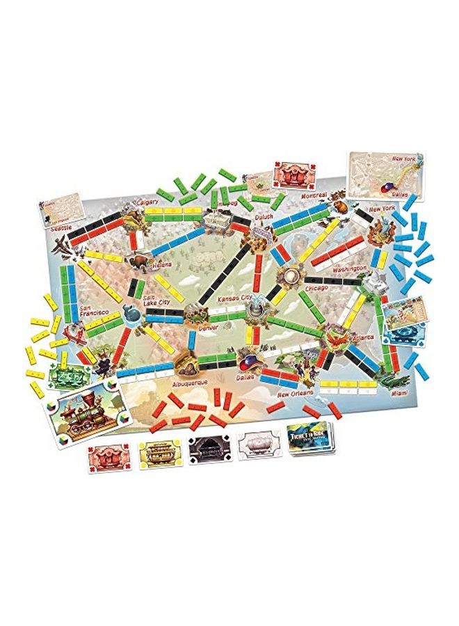 Days of Wonder Ticket To Ride - First Journey Board Game - Image 1
