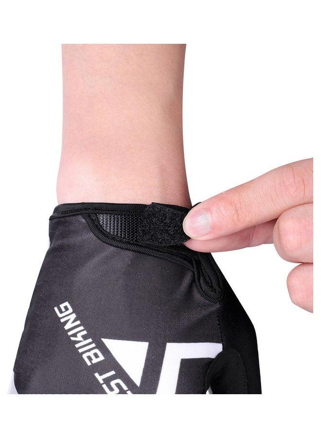 ويست بايكنج قفاز رياضي شتوي بأصابع كاملة ومناسب للاستخدام مع شاشة اللمس ومخصص للركض وركوب الدراجات، مقاس M، لون أسود - Image 2