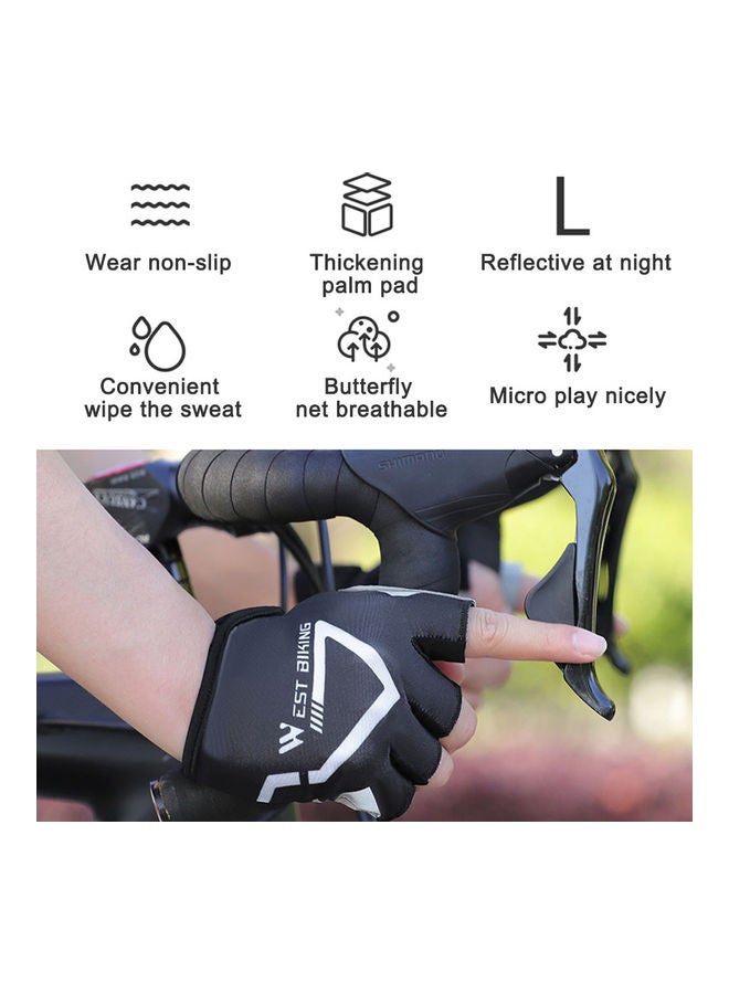 ويست بايكنج قفاز رياضي بتصميم يغطي نصف الأصابع - Image 4