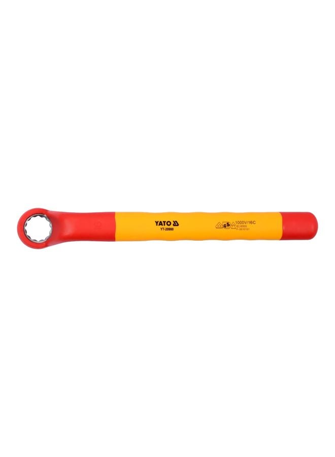 Yato - Insulated Ring Wrench 16mm VDE-1000V YT-20990 Yellow/Red - Image 1