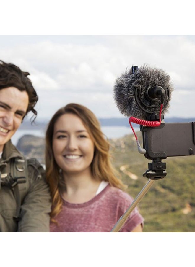 RODE - Rode VideoMicro Compact On-Camera Microphone Black/Grey - Image 1