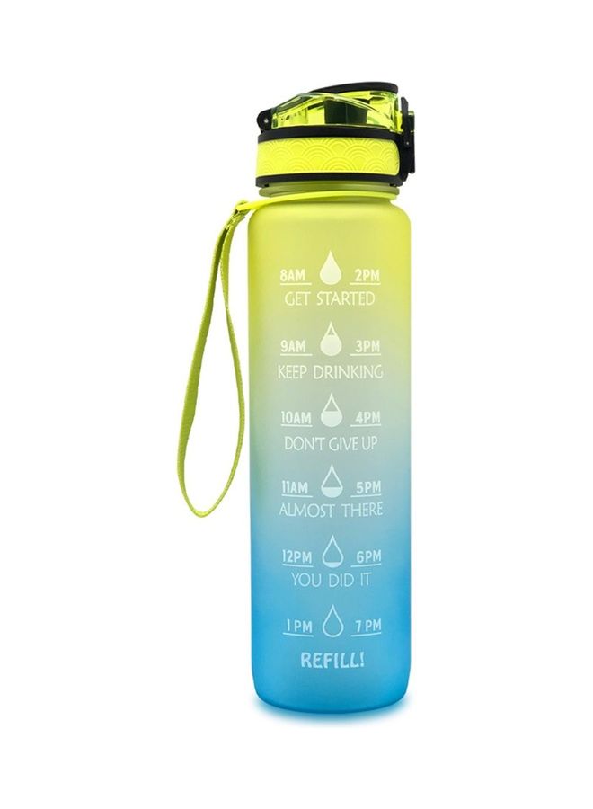 Generic - Sports Water Bottle With Time Marker 29.5x7.5cm - Image 1