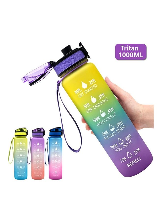Generic - Sports Water Bottle With Time Marker 29.5x7.5cm - Image 1