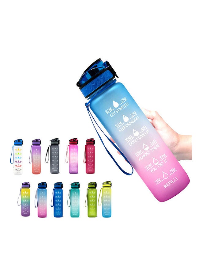 Generic - Sports Water Bottle With Time Marker 29.5x7.5cm - Image 1