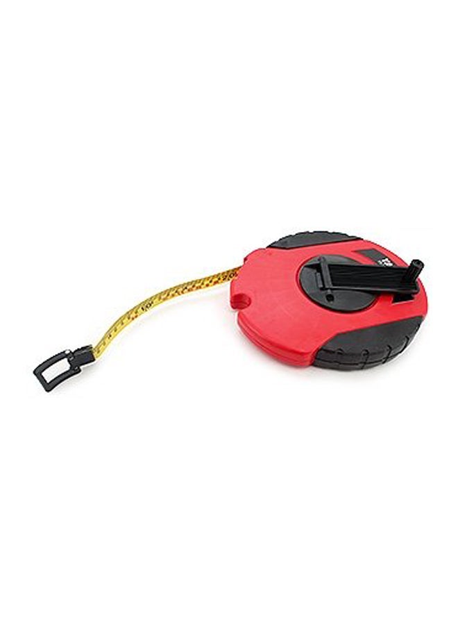 Yato Measuring Tape Fibre Glass Blade 50Mx13mm ABS case Hanger Card YT-71567 Red/Black 13mm  - Image 2
