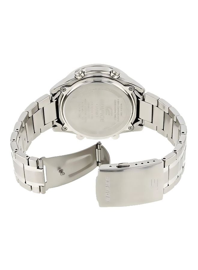 كاسيو ساعة اديفيس للرجال انالوج ورقمية EFV-C100D-2AV - 47 ملم - فضي للرجال - Image 2