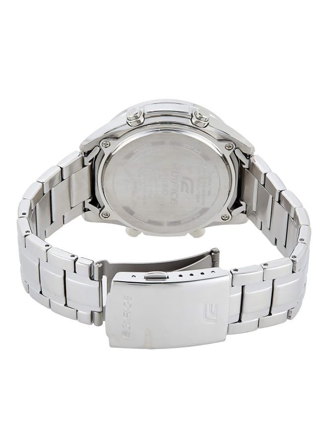 كاسيو ساعة اديفيس للرجال انالوج ورقمية EFV-C100D-2AV - 47 ملم - فضي للرجال - Image 5