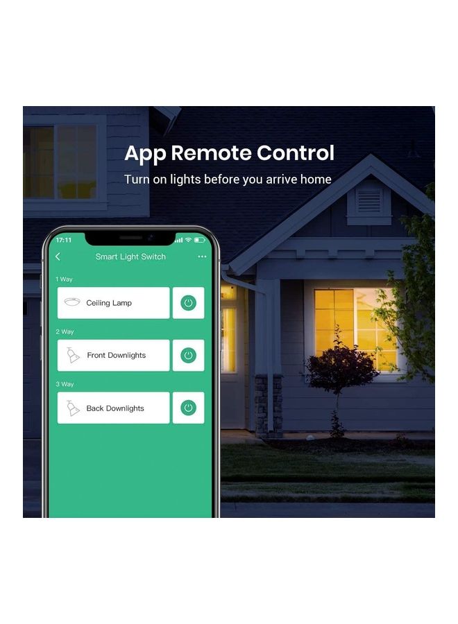 برودلينك سوبتش ذكي من 3 قطع أسود - Image 2