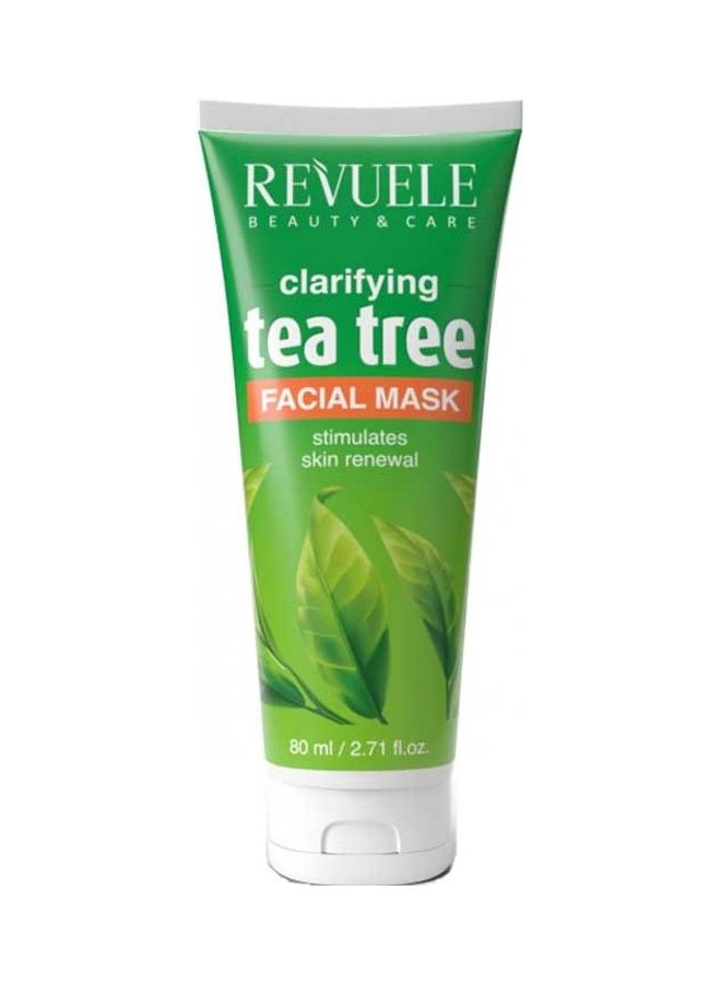 Tea Tree Clarifying Facial Mask Green/White 80ml - v1622877783/N47982335A_1