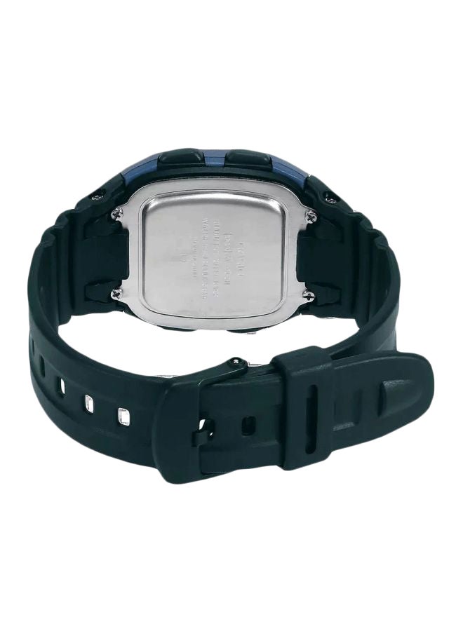 CASIO Men's Resin Digital Wrist Watch W-96H-2AVDF - 44 mm - Black - Image 2