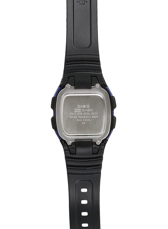 CASIO Men's Resin Digital Wrist Watch W-96H-2AVDF - 44 mm - Black - Image 5
