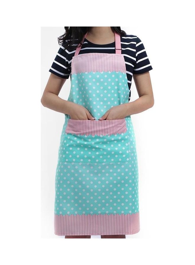 Candy-Coloured Dots Sleeveless Apron Blue 80 x 64cm  - Image 4