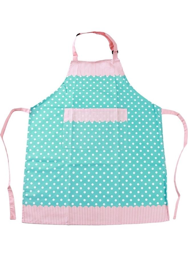 Candy-Coloured Dots Sleeveless Apron Blue 80 x 64cm  - Image 1